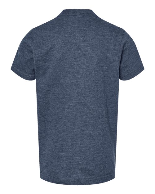 Tultex Youth Fine Jersey T-Shirt 235 Heather Denim