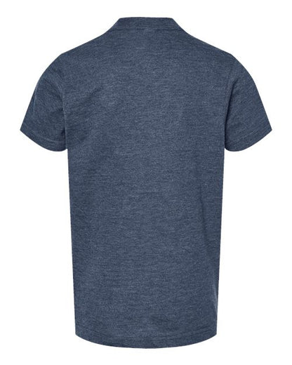 Tultex Youth Fine Jersey T-Shirt 235 Heather Denim