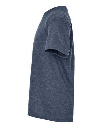 Tultex Youth Fine Jersey T-Shirt 235 Heather Denim