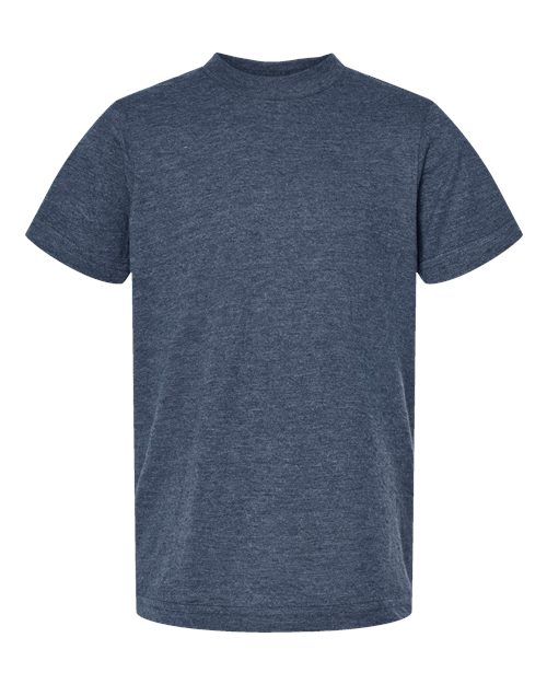 Tultex Youth Fine Jersey T-Shirt 235 Heather Denim