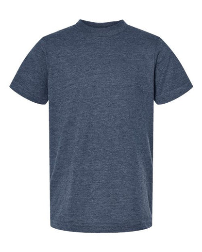 Tultex Youth Fine Jersey T-Shirt 235 Heather Denim
