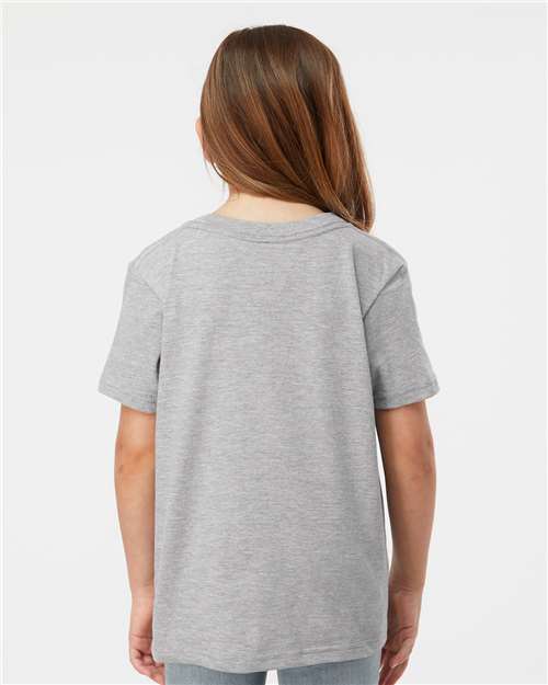 Tultex Youth Fine Jersey T-Shirt 235 Heather Grey