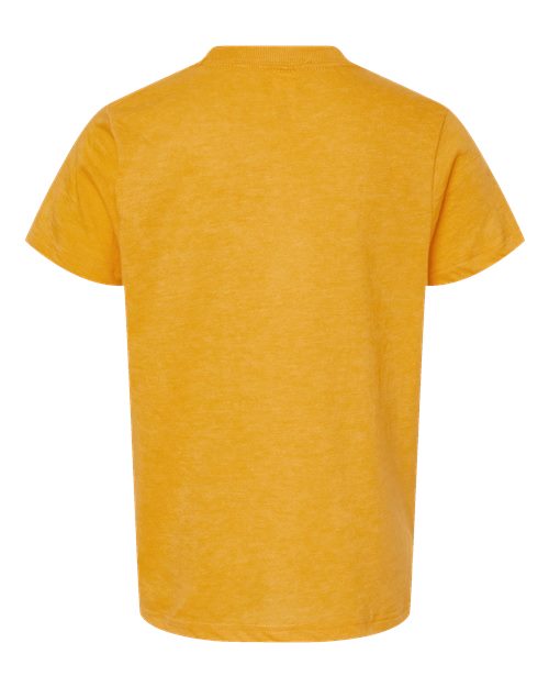 Tultex Youth Fine Jersey T-Shirt 235 Heather Mellow Yellow