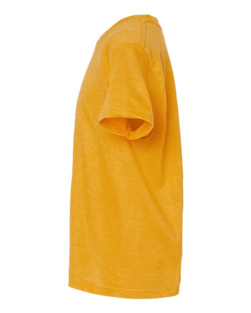 Tultex Youth Fine Jersey T-Shirt 235 Heather Mellow Yellow