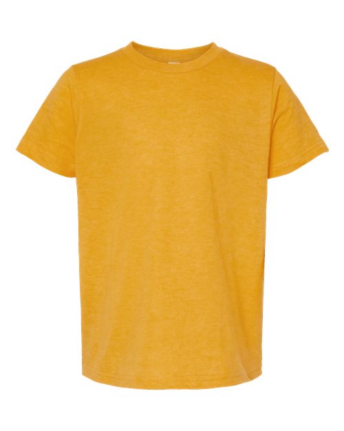 Tultex Youth Fine Jersey T-Shirt 235 Heather Mellow Yellow