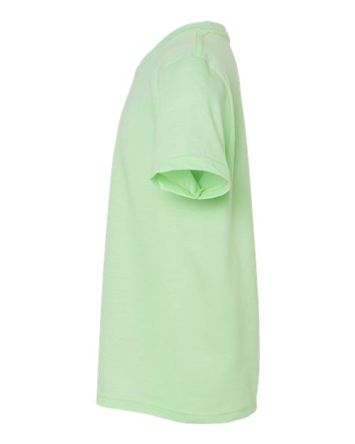 Tultex Youth Fine Jersey T-Shirt 235 Heather Neo Mint