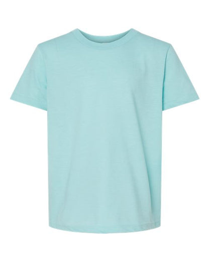 Tultex Youth Fine Jersey T-Shirt 235 Heather Purist Blue