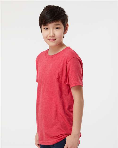 Tultex Youth Fine Jersey T-Shirt 235 Heather Red
