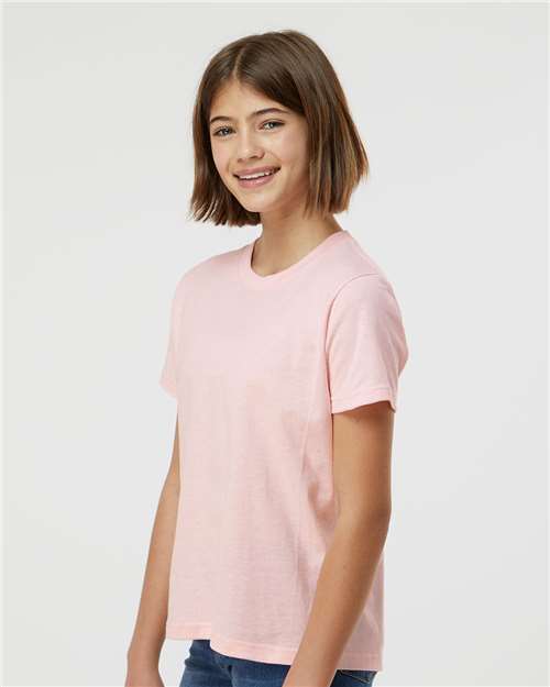 Tultex Youth Fine Jersey T-Shirt 235 Pink