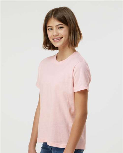 Tultex Youth Fine Jersey T-Shirt 235 Pink