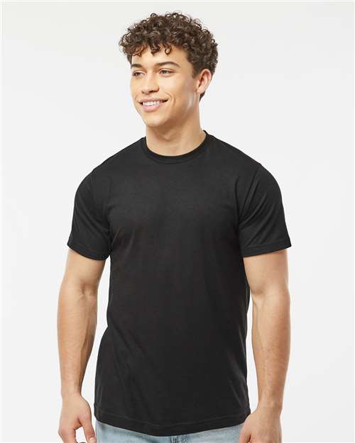 Custom Embroidered  Tultex Poly-Rich T-Shirt 241 Black