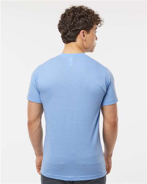 Tultex Poly-Rich T-Shirt 241 Heather Athletic Blue