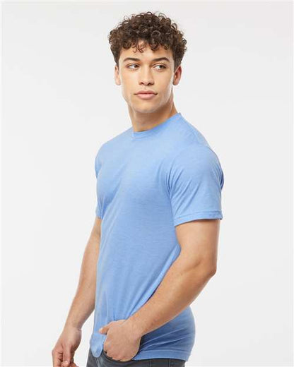 Tultex Poly-Rich T-Shirt 241 Heather Athletic Blue