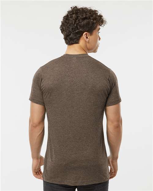 Tultex Poly-Rich T-Shirt 241 Heather Brown