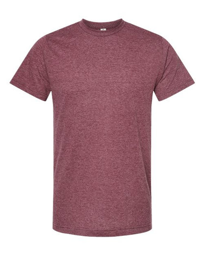Tultex Poly-Rich T-Shirt 241 Heather Burgundy