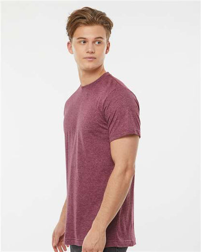Tultex Poly-Rich T-Shirt 241 Heather Burgundy