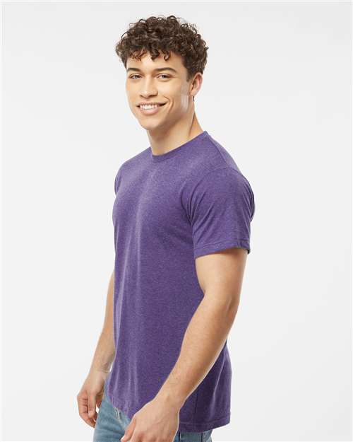 Tultex Poly-Rich T-Shirt 241 Heather Purple