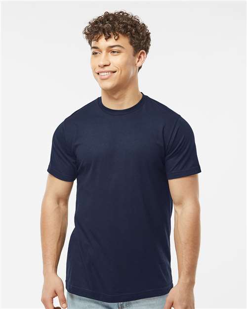 Custom Embroidered  Tultex Poly-Rich T-Shirt 241 Navy