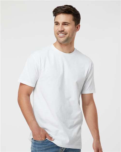 Custom Embroidered  Tultex Heavyweight Jersey T-Shirt 290 White