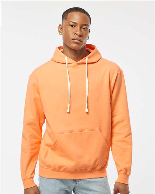 Custom Embroidered  Tultex Fleece Hooded Sweatshirt 320 Cantaloupe