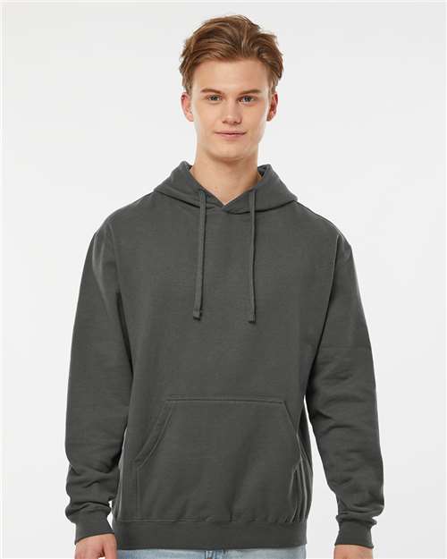 Custom Embroidered  Tultex Fleece Hooded Sweatshirt 320 Charcoal