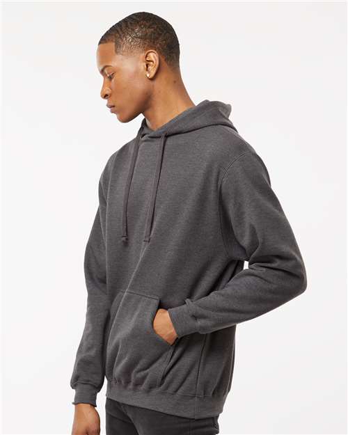 Tultex Fleece Hooded Sweatshirt 320 Heather Charcoal
