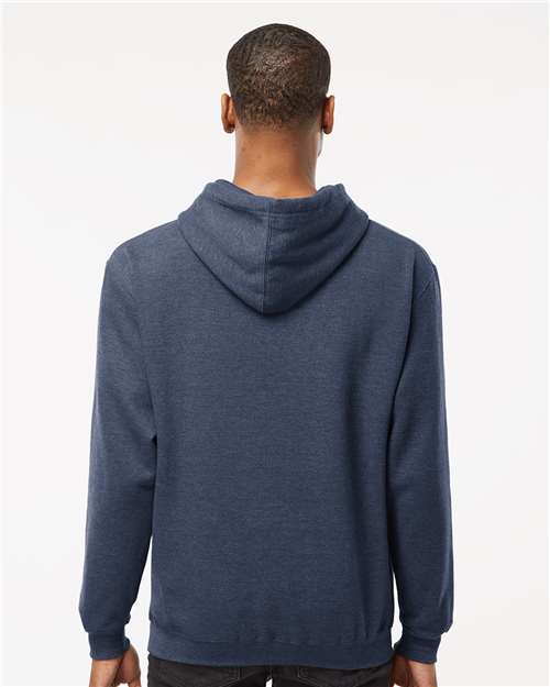 Tultex Fleece Hooded Sweatshirt 320 Heather Denim