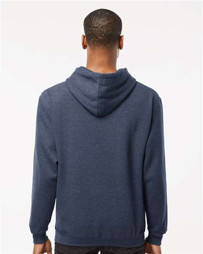 Tultex Fleece Hooded Sweatshirt 320 Heather Denim