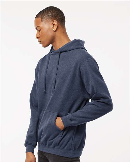Tultex Fleece Hooded Sweatshirt 320 Heather Denim