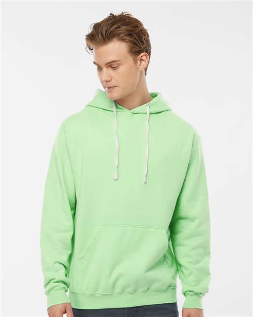 Custom Embroidered  Tultex Fleece Hooded Sweatshirt 320 Neo Mint