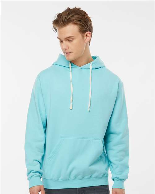 Custom Embroidered  Tultex Fleece Hooded Sweatshirt 320 Purist Blue
