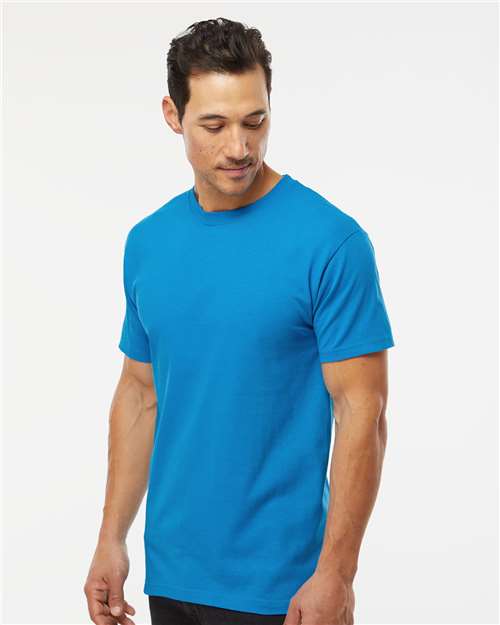 M&O Gold Soft Touch T-Shirt 4800 Turquoise