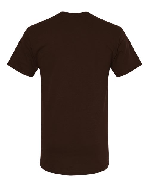 M&O Gold Soft Touch T-Shirt 4800 Chocolate