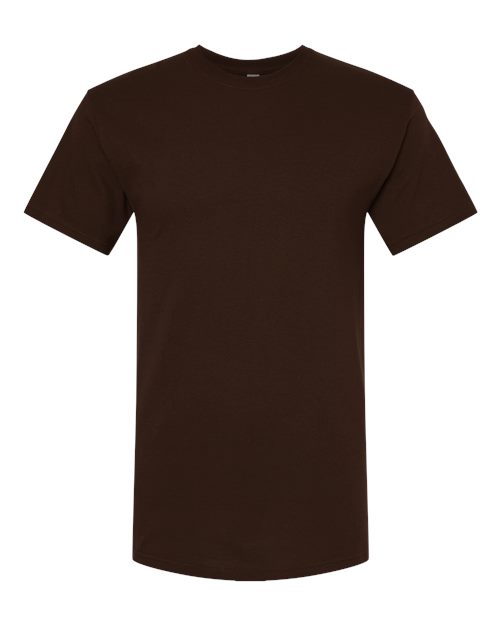 M&O Gold Soft Touch T-Shirt 4800 Chocolate