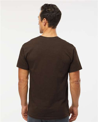 M&O Gold Soft Touch T-Shirt 4800 Chocolate