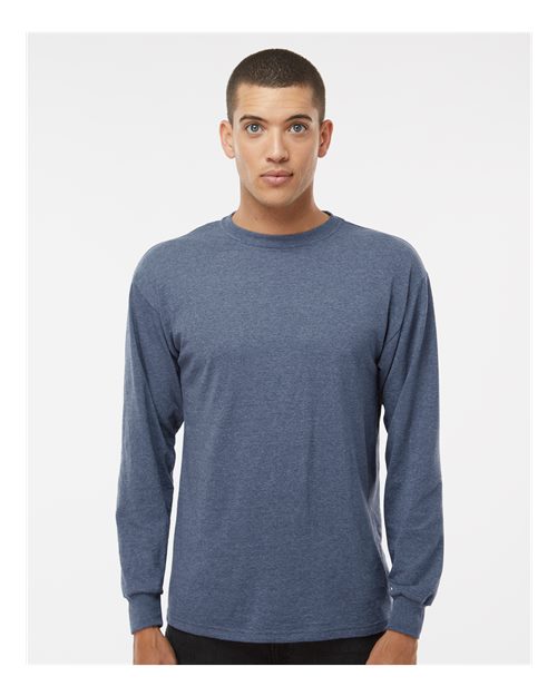 Custom Embroidered  M&O Gold Soft Touch Long Sleeve T-Shirt 4820  