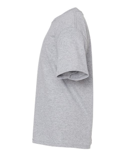 M&O Youth Gold Soft Touch T-Shirt 4850 Athletic Grey