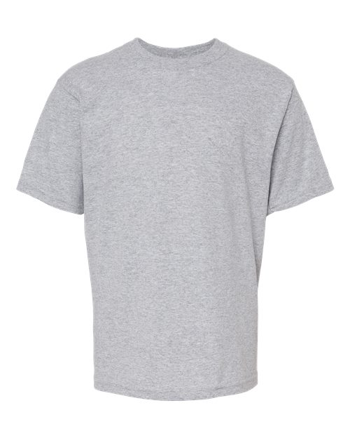 M&O Youth Gold Soft Touch T-Shirt 4850 Athletic Grey