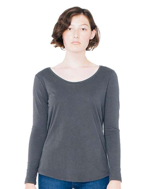 American Apparel Women's Ultra Wash Long Sleeve Tee RSA6304