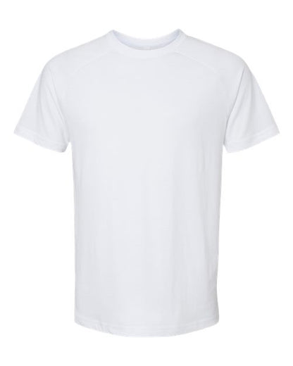 BELLA + CANVAS Heather CVC Raglan Tee 3201