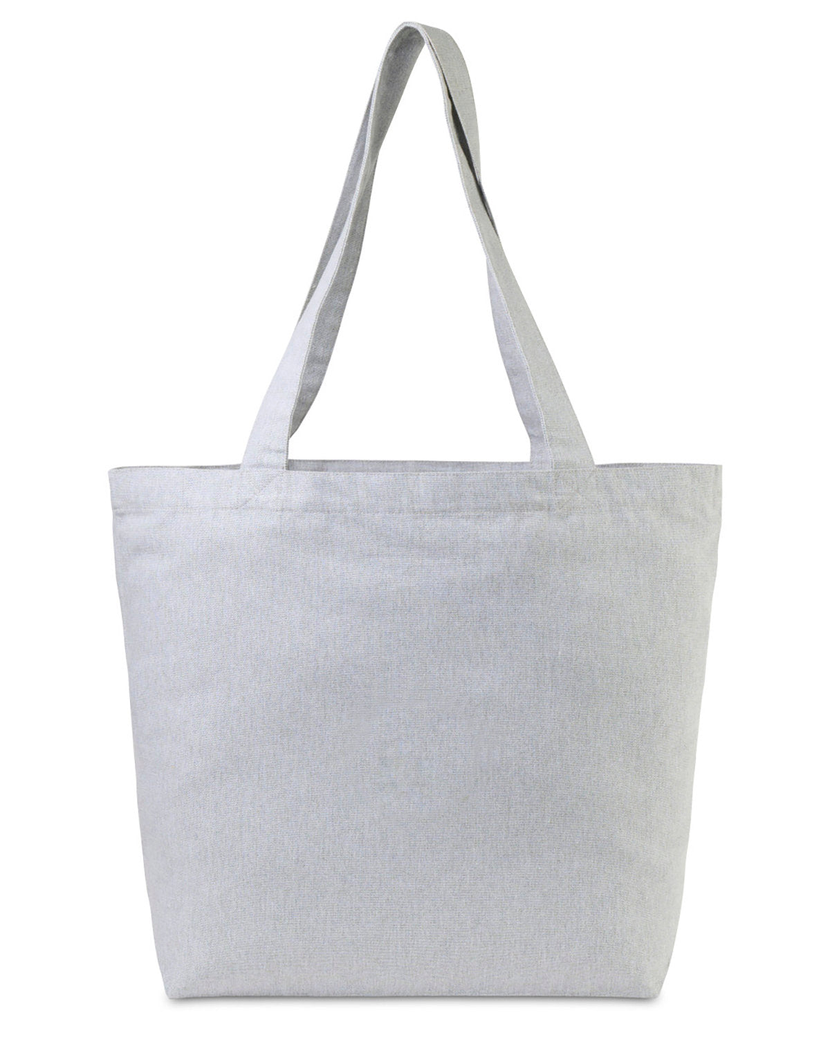 Gemline Aware™ Recycled Cotton Shopper Tote Bag With Interior Zip Pocket 102036