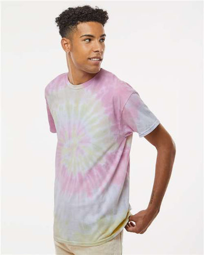 Colortone Multi-Color Tie-Dyed T-Shirt 1000 Desert Rose
