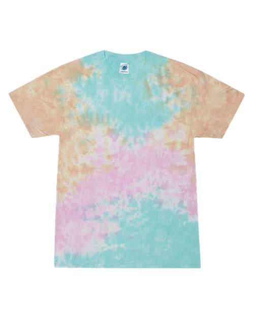 Colortone Multi-Color Tie-Dyed T-Shirt 1000 Snow Cone