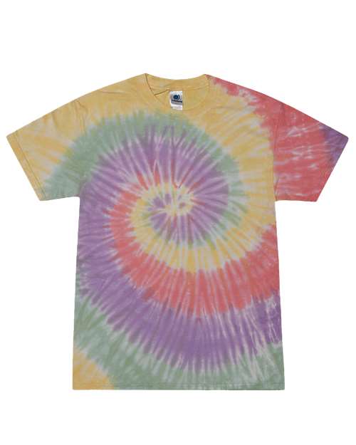 Colortone Multi-Color Tie-Dyed T-Shirt 1000 Zen Rainbow