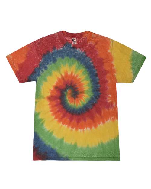 Colortone Festival Tie-Dyed Burnout T-Shirt 1090