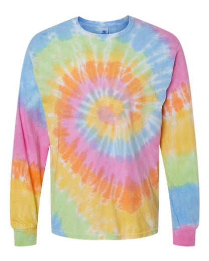 Colortone Tie-Dyed Long Sleeve T-Shirt 2000 Eternity