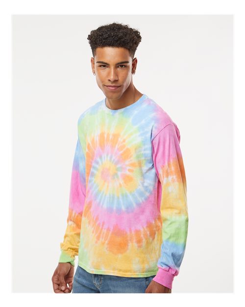 Colortone Tie-Dyed Long Sleeve T-Shirt 2000 Eternity