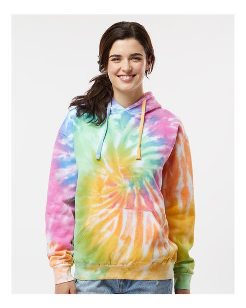 Custom Embroidered  Colortone Tie-Dyed Hooded Sweatshirt 8777 Eternity