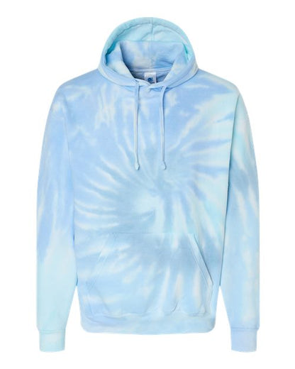 Colortone Tie-Dyed Hooded Sweatshirt 8777 Lagoon