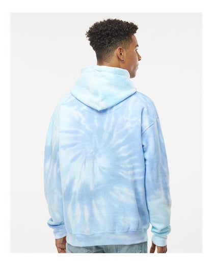 Colortone Tie-Dyed Hooded Sweatshirt 8777 Lagoon